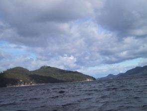 Fjord bei besserem Wetter